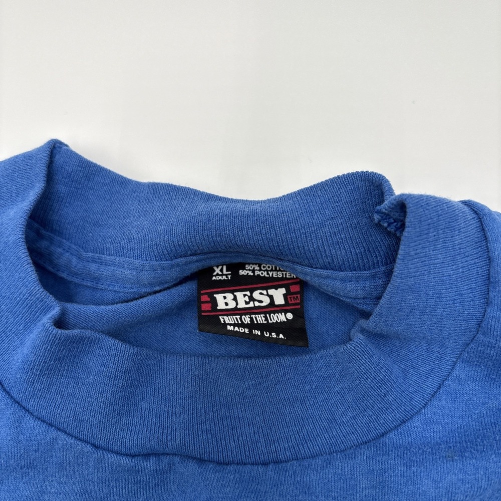 Vintage Single Stitch The King And I Play T-shirt Mens Blue 1994 Made In The USA - Picture 4 of 14